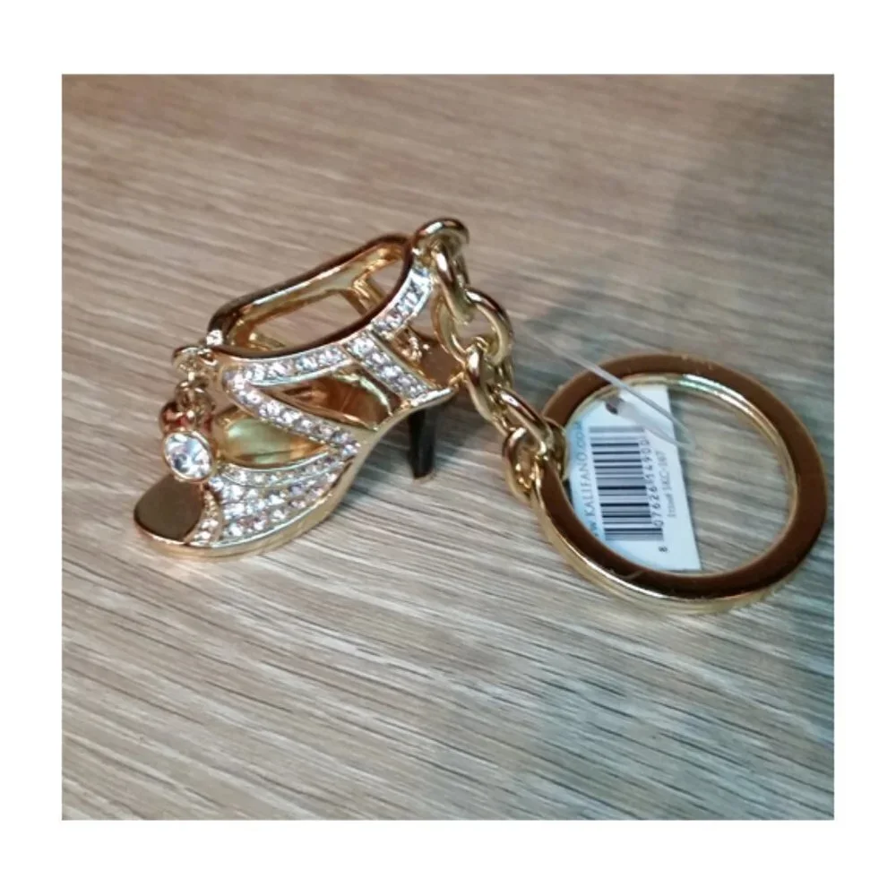 Nwt Alexander Kalifano Dazzle Shoe Key Chain Ring